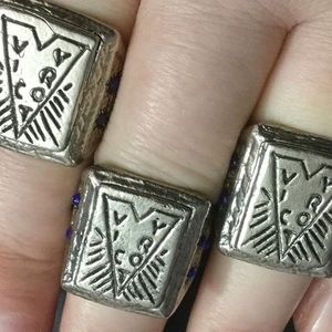 NWOT George Frost Victory Ring White Bronze